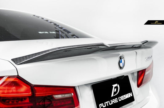 Future Design Carbon Fiber Rear Spoiler CS Style For BMW F90 M5 & 5 Series G30 530i 540i 2017-ON - Performance SpeedShop