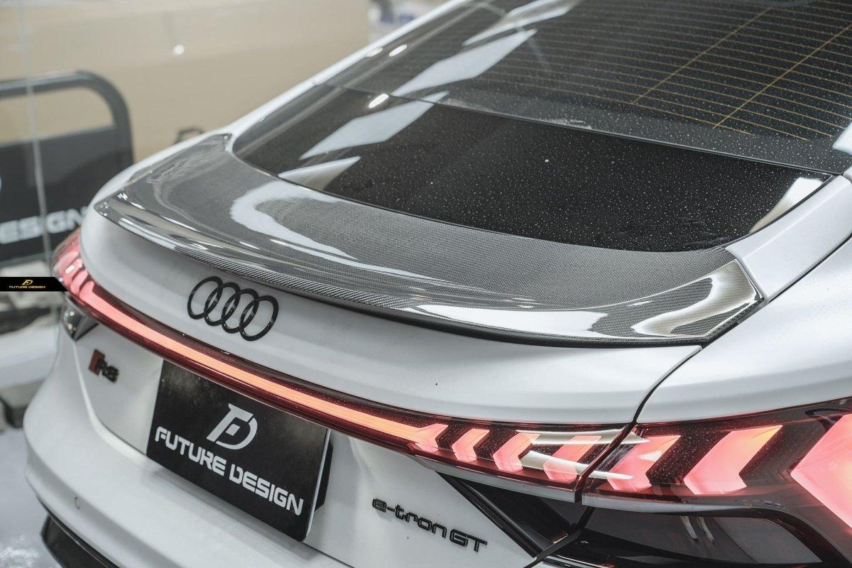 Audi e-Tron GT 2021-ON Carbon Fiber Rear Spoiler– Performance SpeedShop