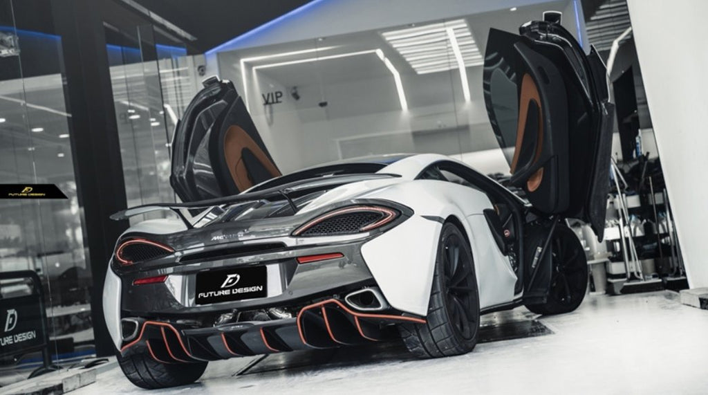 Future Design Carbon Fiber Rear Spoiler for McLaren 570S 540C - Performance SpeedShop