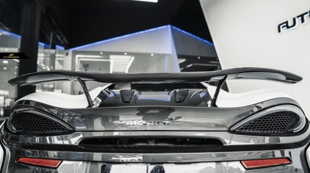Future Design Carbon Fiber Rear Spoiler for McLaren 570S 540C - Performance SpeedShop