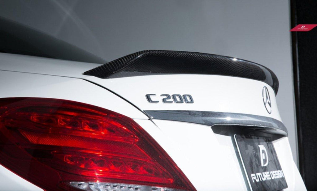 Carbon Fiber Rear Spoiler for Mercedes Benz W205 Sedan – Performance ...