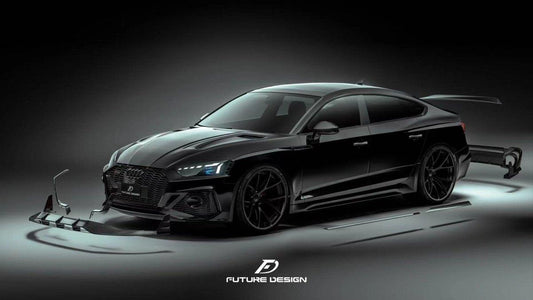 Future Design Carbon Fiber SIDE SKIRTS - "Blaze kit" for Audi RS5 B9.5 2020-2022 - Performance SpeedShop