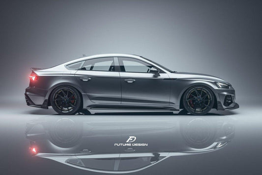 Future Design Carbon Fiber SIDE SKIRTS - "Blaze kit" for Audi RS5 B9.5 2020-2022 - Performance SpeedShop