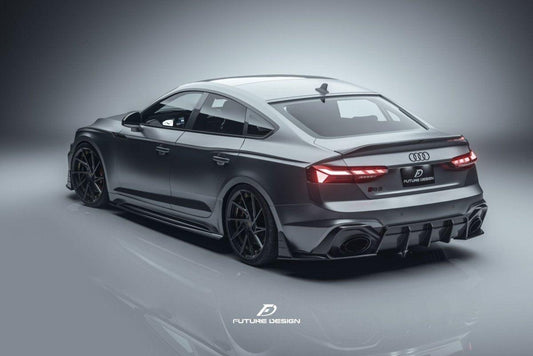 Future Design Carbon Fiber SIDE SKIRTS - "Blaze kit" for Audi RS5 B9.5 2020-2022 - Performance SpeedShop