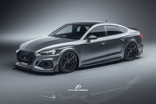 Future Design Carbon Fiber SIDE SKIRTS - "Blaze kit" for Audi RS5 B9.5 2020-2022 - Performance SpeedShop