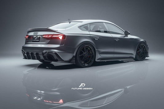 Future Design Carbon Fiber SIDE SKIRTS - "Blaze kit" for Audi RS5 B9.5 2020-2022 - Performance SpeedShop