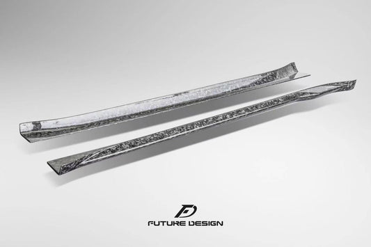 Future Design Carbon Fiber SIDE SKIRTS for Porsche 992 Carrera & 4 & S & 4S - Performance SpeedShop