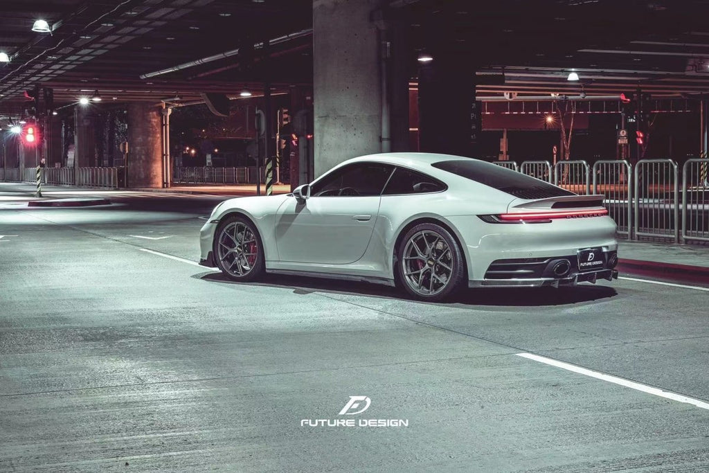 Future Design Carbon Fiber SIDE SKIRTS for Porsche 992 Carrera & 4 & S & 4S - Performance SpeedShop