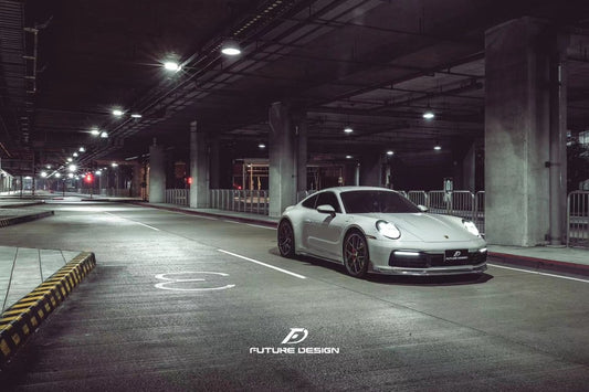 Future Design Carbon Fiber SIDE SKIRTS for Porsche 992 Carrera & 4 & S & 4S - Performance SpeedShop