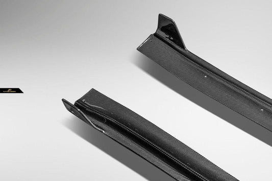 Future Design Carbon Fiber SIDE SKIRTS for Tesla Model 3 - Performance SpeedShop