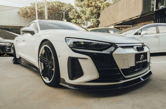 Future Design Carbon Fiber UPPER VALENCES for Audi e-Tron GT 2021-ON - Performance SpeedShop