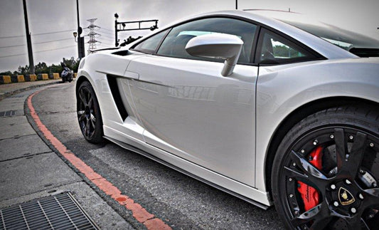 Future Design Carbon Lamborghini Gallardo LP550 LP560 LP570 Carbon Fiber Side Skirts - Performance SpeedShop