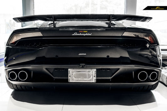 Future Design Carbon Lamborghini Huracan LP580 LP610 Carbon Fiber Rear Spoiler Wing Ver.3 - Performance SpeedShop