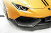 Future Design Carbon Lamborghini Huracan LP610 Carbon Fiber Front Lip Ver.2 ( 3 Pcs ) - Performance SpeedShop