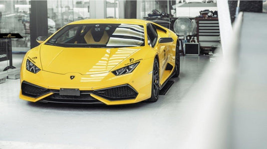 Future Design Carbon Lamborghini Huracan LP610 Carbon Fiber Front Upper Valences - Performance SpeedShop