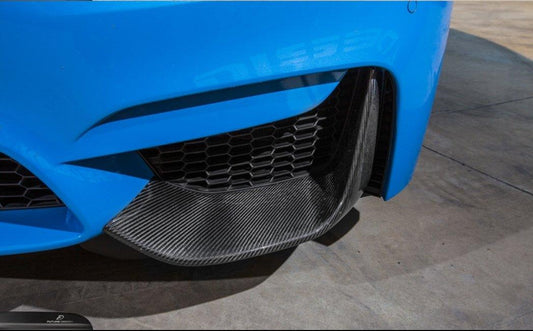 Future Design Carbon Lower Front Vent Cover Carbon Fiber for BMW F80 F82 F83 M3 M4 - Performance SpeedShop