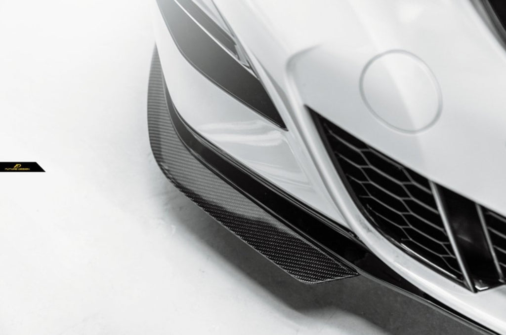 Future Design Carbon M Performance Carbon Fiber Front Splitter ( 2 Pcs ) for BMW G20 / G21 3 Series M340i 330i with M-Package - Performance SpeedShop