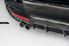 Future Design Carbon M Performance Single Side Dual Exit Carbon Fiber Rear Diffuser for BMW 4 Series F32 F33 F36 - Performance SpeedShop