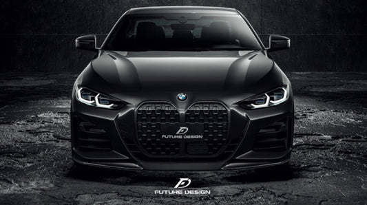 Future Design Carbon M-TECH FD Carbon Fiber Front Lip for BMW 4 Series G22 2021-ON - Performance SpeedShop