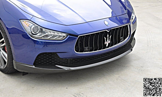 Future Design Carbon Maserati Ghibli 2014-2017 Carbon Fiber Front Lip - Performance SpeedShop