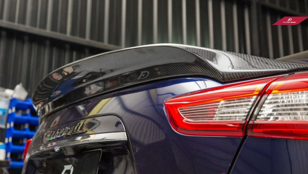 Future Design Carbon Maserati Ghibli 2014-2017 Carbon Fiber Rear Spoiler Ver.1 - Performance SpeedShop