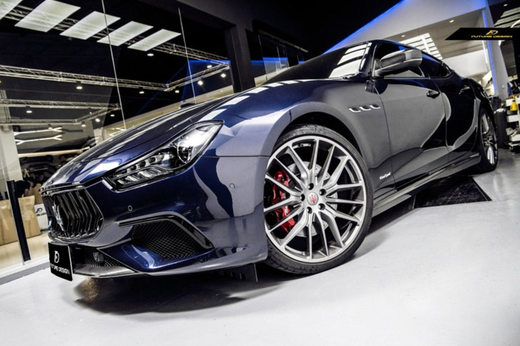 Future Design Carbon Maserati Ghibli 2014-2017 Carbon Fiber Side Skirts - Performance SpeedShop