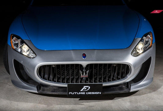 Future Design Carbon Maserati Gran Turismo Partial Carbon Fiber Front Bumper - Performance SpeedShop