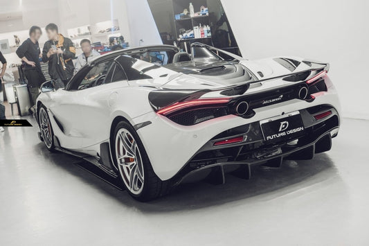 Future Design Carbon McLaren 720S Carbon Fiber Rear Diffuser - Performance SpeedShop