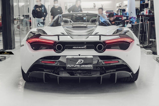 Future Design Carbon McLaren 720S Carbon Fiber Rear Diffuser - Performance SpeedShop