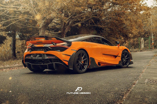 Future Design Carbon McLaren 720S Carbon Fiber Rear Diffuser - Performance SpeedShop