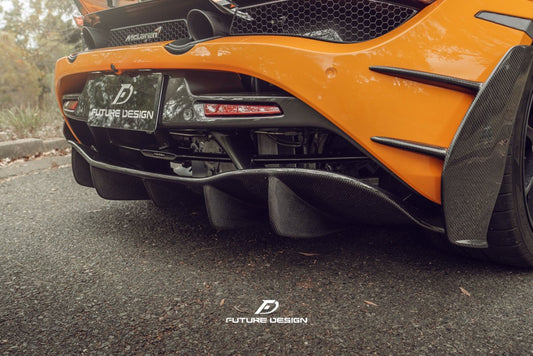 Future Design Carbon McLaren 720S Carbon Fiber Rear Diffuser - Performance SpeedShop