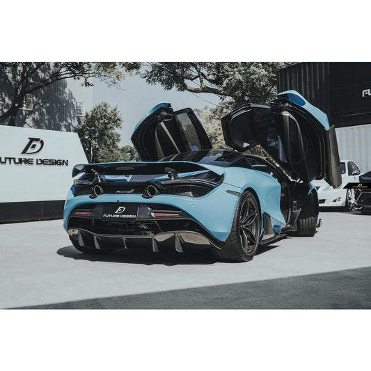 Future Design Carbon McLaren 720S Carbon Fiber Rear Diffuser - Performance SpeedShop