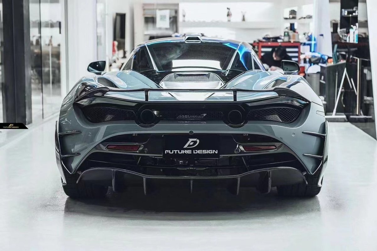 750s Rear Diffuser Future Design Carbon McLaren 720S 750S Carbon Fiber Rear Diffuser ...