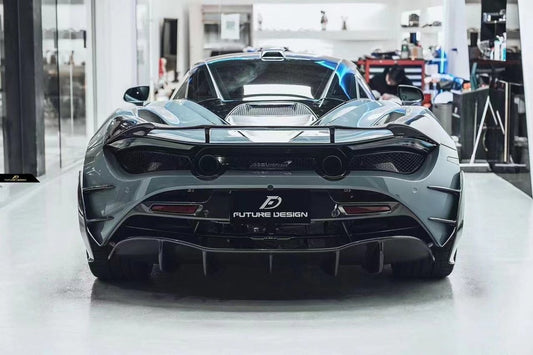 Future Design Carbon McLaren 720S Carbon Fiber Rear Diffuser - Performance SpeedShop