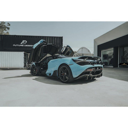 Future Design Carbon McLaren 720S Carbon Fiber Rear Diffuser - Performance SpeedShop