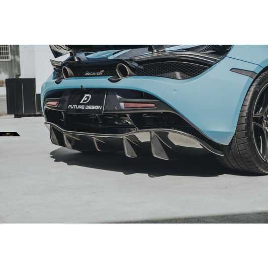 Future Design Carbon McLaren 720S Carbon Fiber Rear Diffuser - Performance SpeedShop