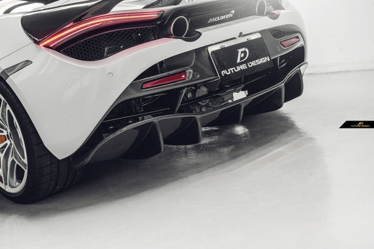 Future Design Carbon McLaren 720S Carbon Fiber Rear Diffuser - Performance SpeedShop