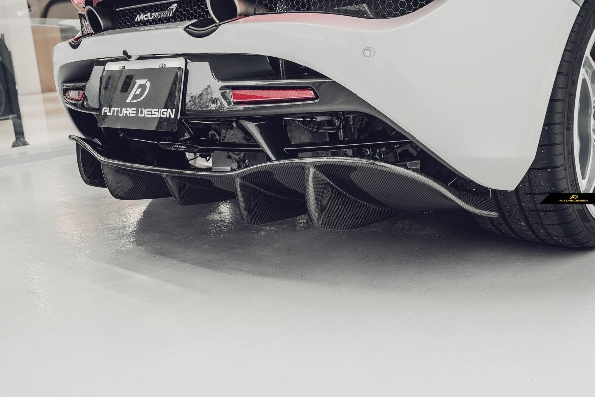 750s Rear Diffuser Future Design Carbon McLaren 720S 750S Carbon Fiber Rear Diffuser ...