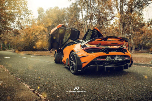 Future Design Carbon McLaren 720S Carbon Fiber Rear Spoiler Ver.1 - Performance SpeedShop