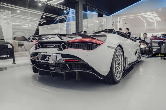 Future Design Carbon McLaren 720S Carbon Fiber Rear Spoiler Ver.1 - Performance SpeedShop