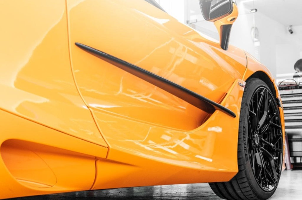 Future Design Carbon McLaren 720S Carbon Fiber Side Blades - Performance SpeedShop