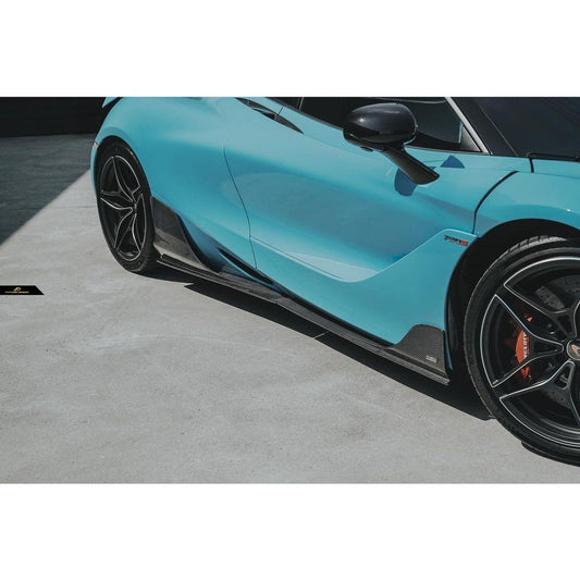 Future Design Carbon McLaren 720S Carbon Fiber Side Skirts - Performance SpeedShop