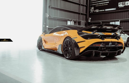 Future Design Carbon McLaren 720S Carbon Fiber Side Skirts - Performance SpeedShop