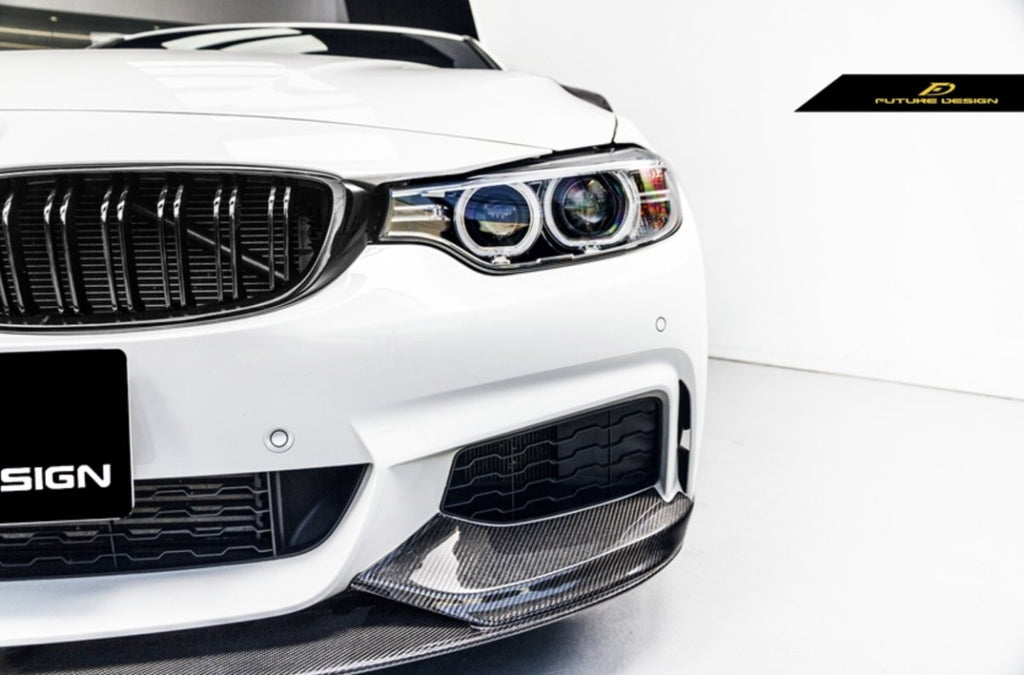 Future Design Carbon MP M Performance Carbon Fiber Front Lip for BMW 4 Series F32 F33 F36 - Performance SpeedShop