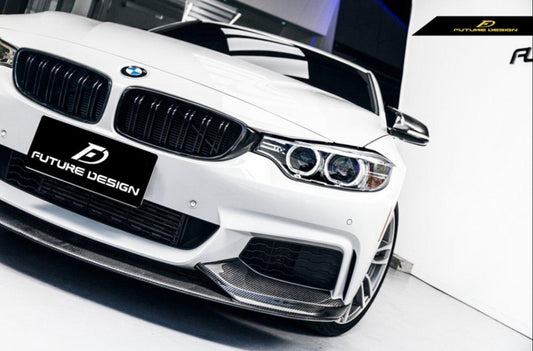 Future Design Carbon MP M Performance Carbon Fiber Front Lip for BMW 4 Series F32 F33 F36 - Performance SpeedShop