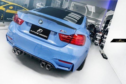 Future Design Carbon MP M Performance Carbon Fiber Rear Diffuser for BMW F80 F82 F83 M3 M4 - Performance SpeedShop