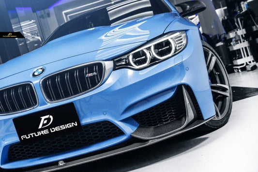 Future Design Carbon MP Style Carbon Fiber Front Lip for BMW F80 F82 F83 M3 M4 - Performance SpeedShop