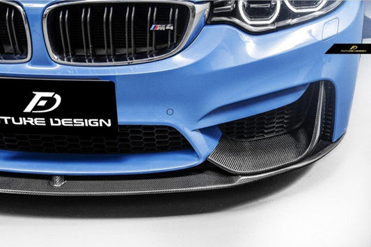 Future Design Carbon MP Style Carbon Fiber Front Lip for BMW F80 F82 F83 M3 M4 - Performance SpeedShop