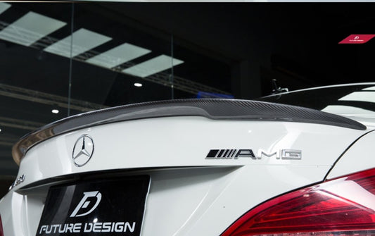 Future Design Carbon P Style Carbon Fiber Rear Spoiler for 2014-2019 C117 CLA45 CLA250 - Performance SpeedShop