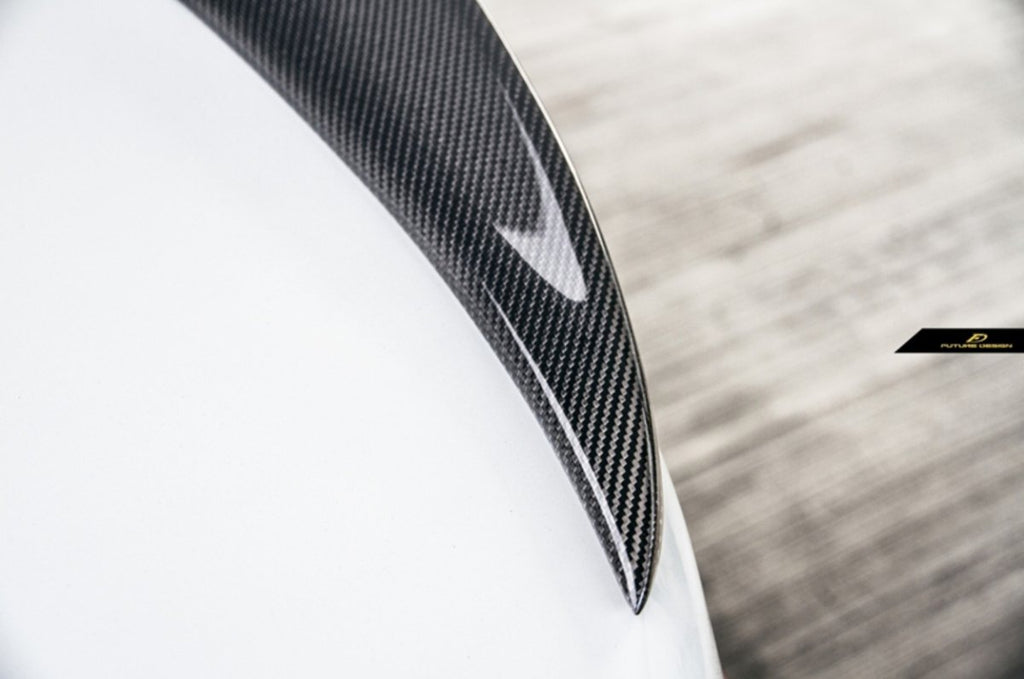 Future Design Carbon P Style Carbon Fiber Rear Spoiler for BMW 4 Series F33 M4 F83 - Performance SpeedShop
